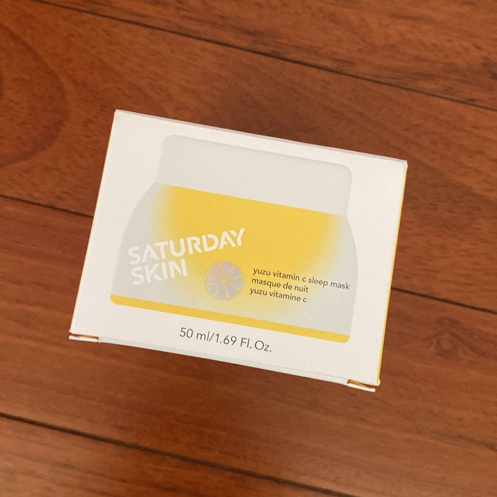 SATURDAY SKIN Yuzu Vitamin C Sleep Mask skin care